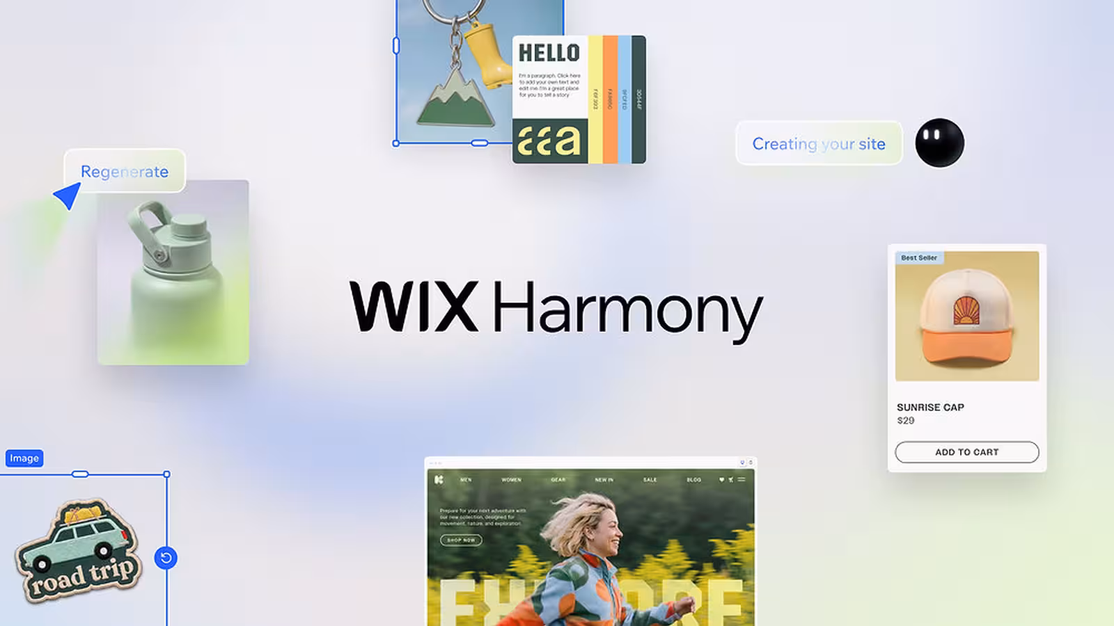 Wix Harmony משלבת מחולל AI עם עריכה ידנית של האתר